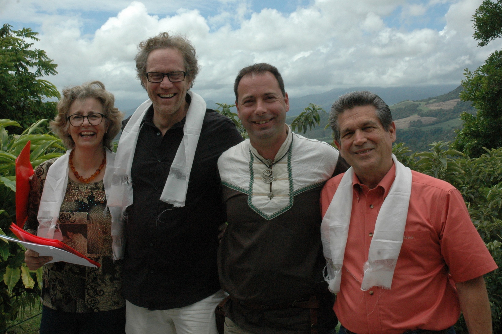 Åsa and Rolf Beckman, Bence L. Tarr and John Maisel Hawk at the Masters of FIT certification