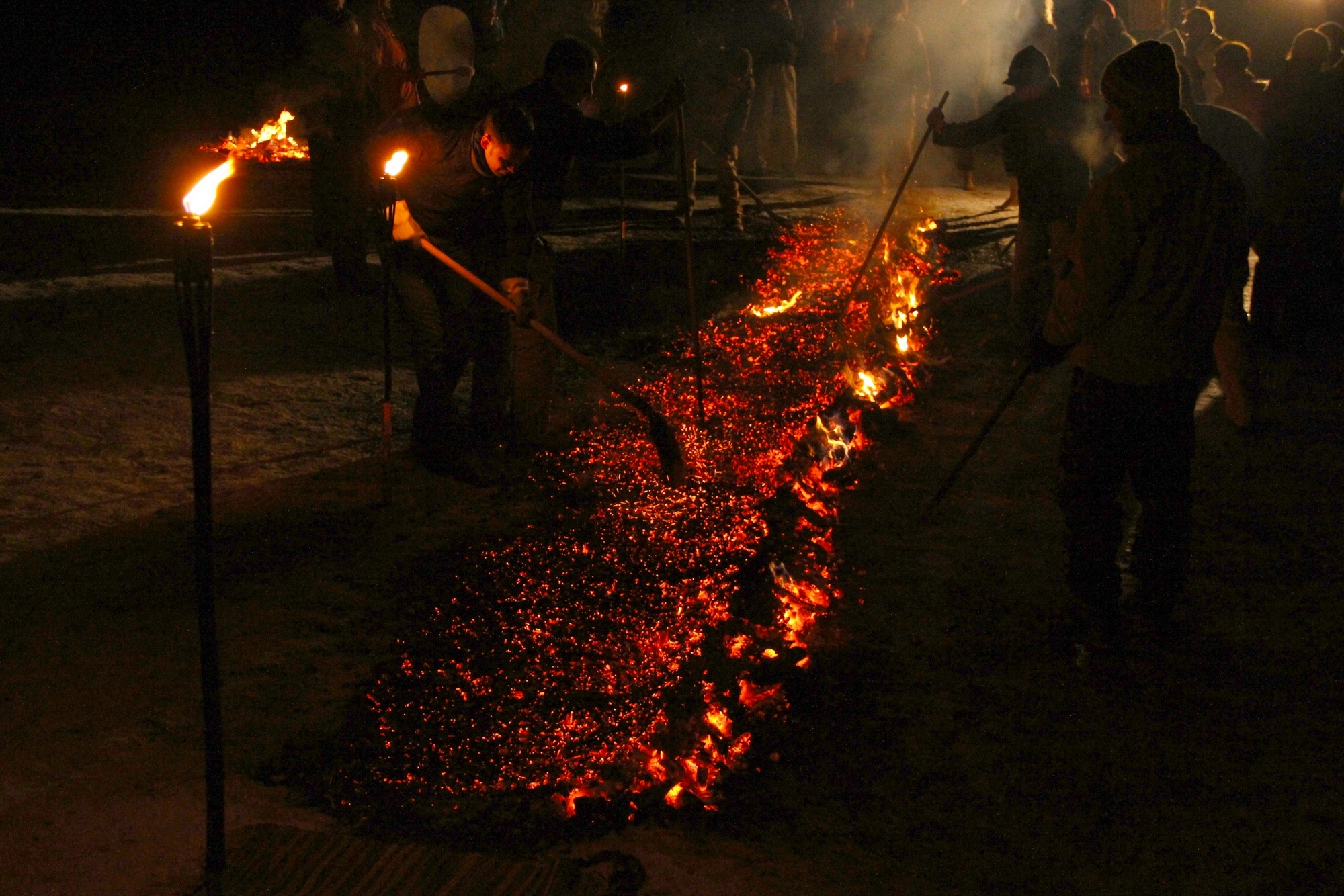 A defining fire form or moment from the 2012 · Winter event