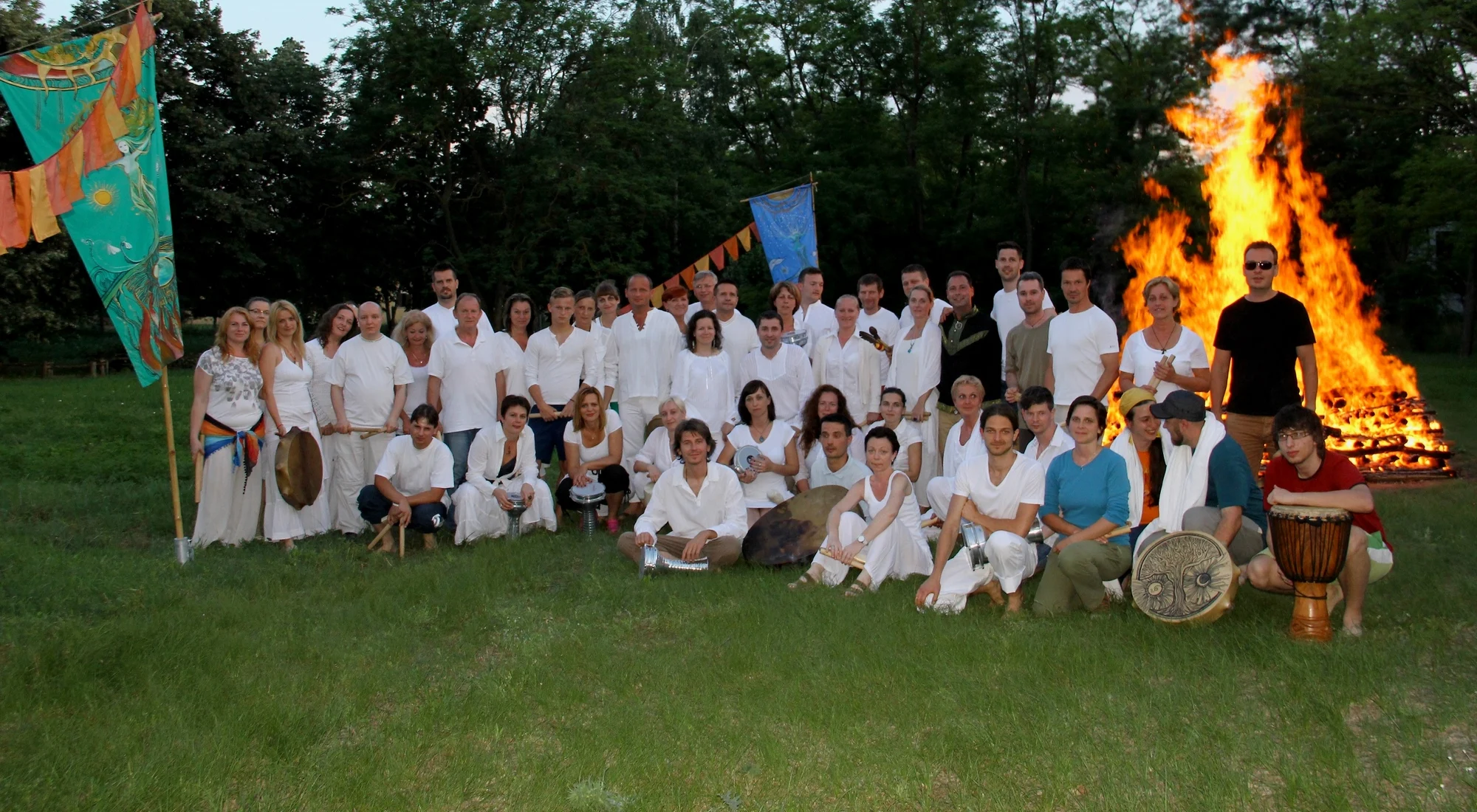 Participants at the 2013 · Summer 1 Four Seasons Firewalk