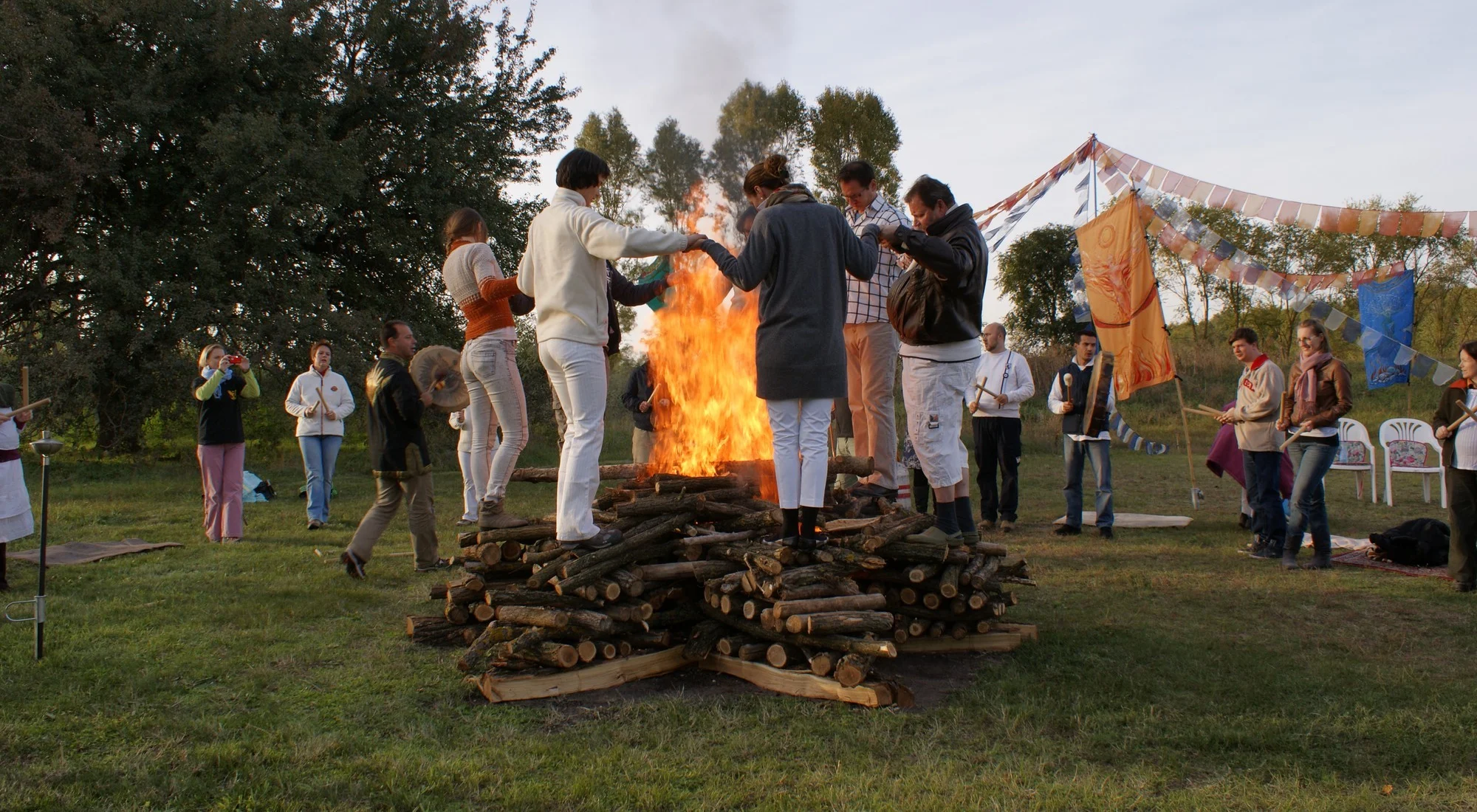 A defining fire form or moment from the 2013 · Autumn event