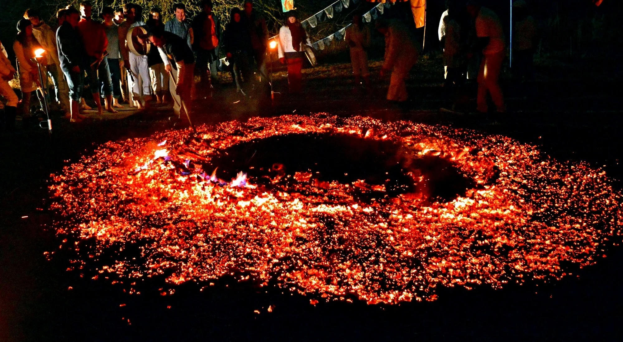 A defining fire form or moment from the 2013 · Winter event
