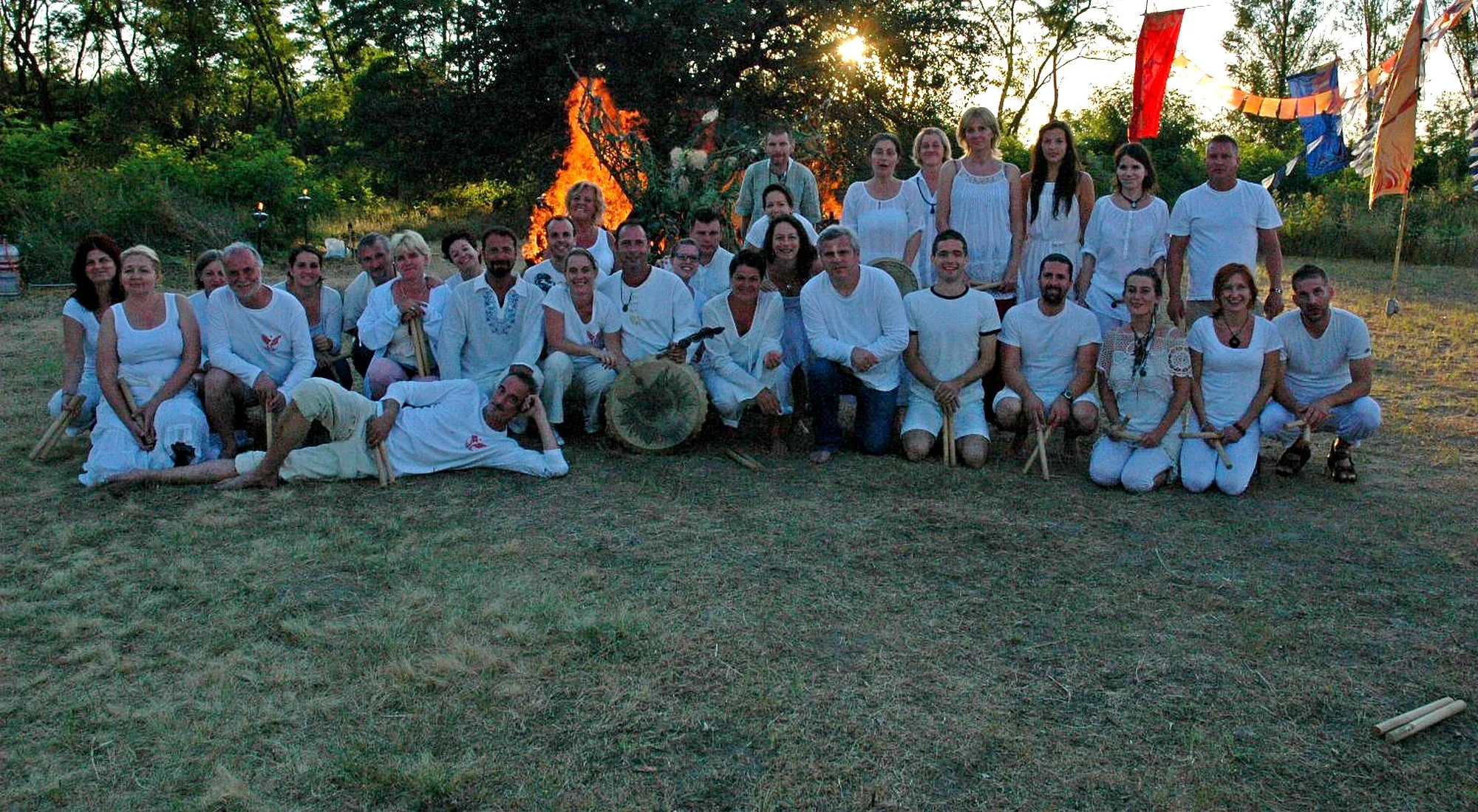 Participants at the 2014 · Summer 2 Four Seasons Firewalk
