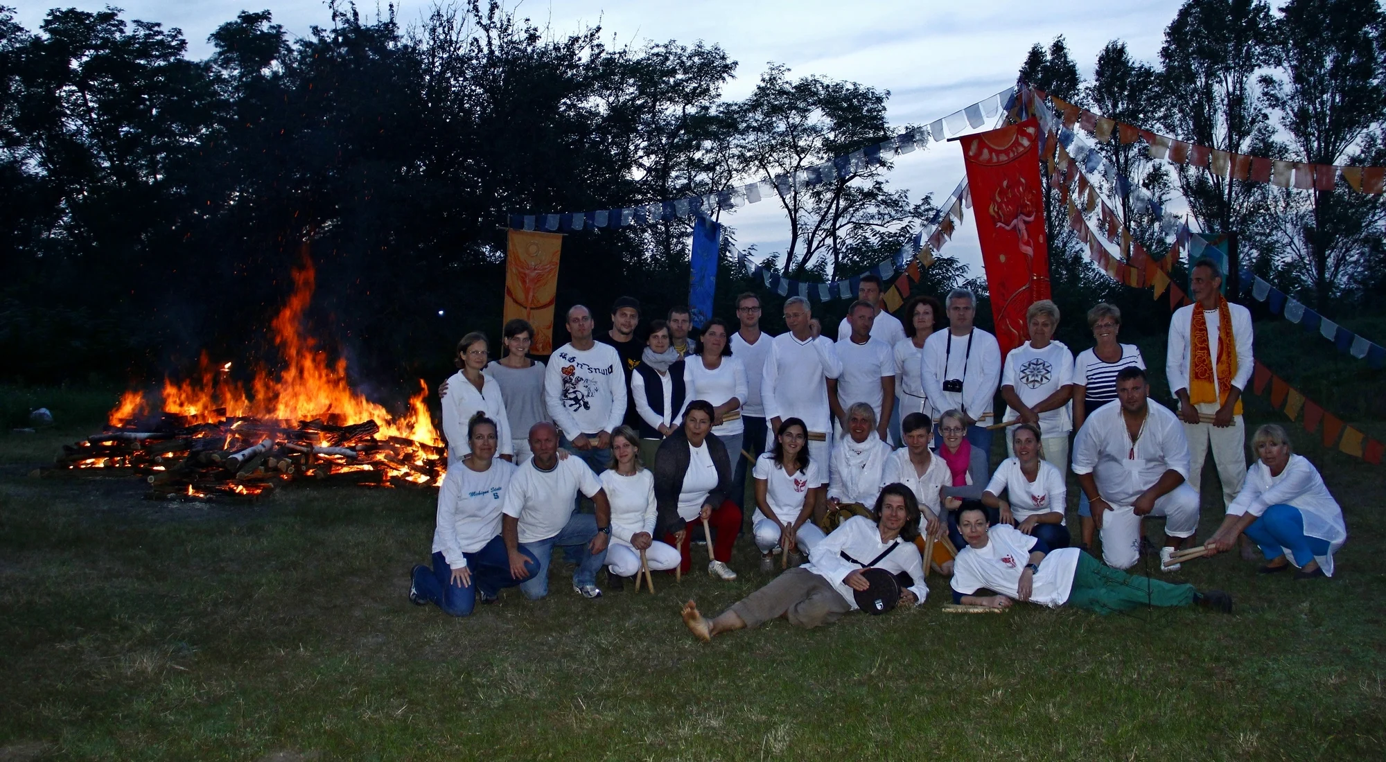 Participants at the 2014 · Autumn 1 Four Seasons Firewalk