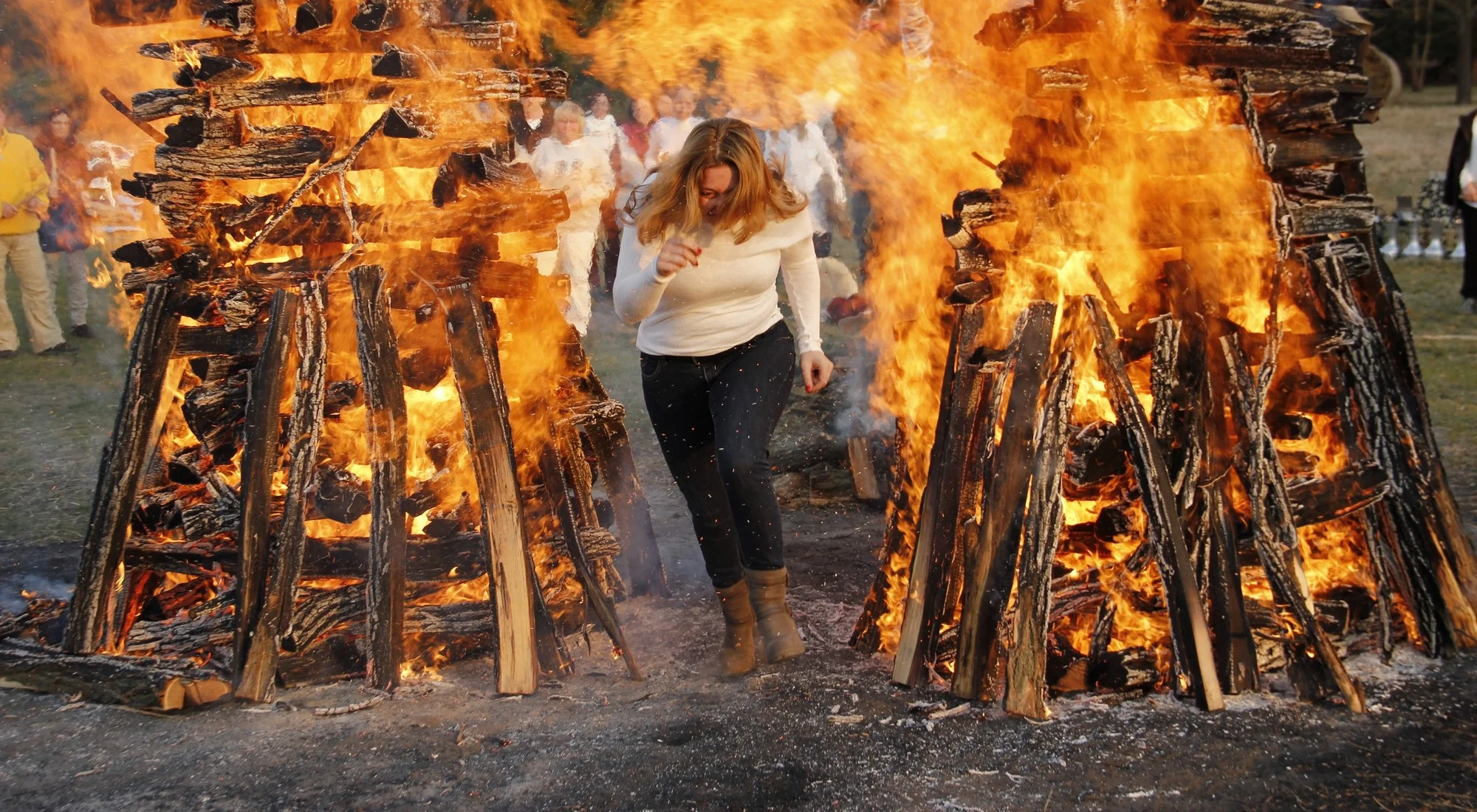 A defining fire form or moment from the 2015 · Spring 1 event