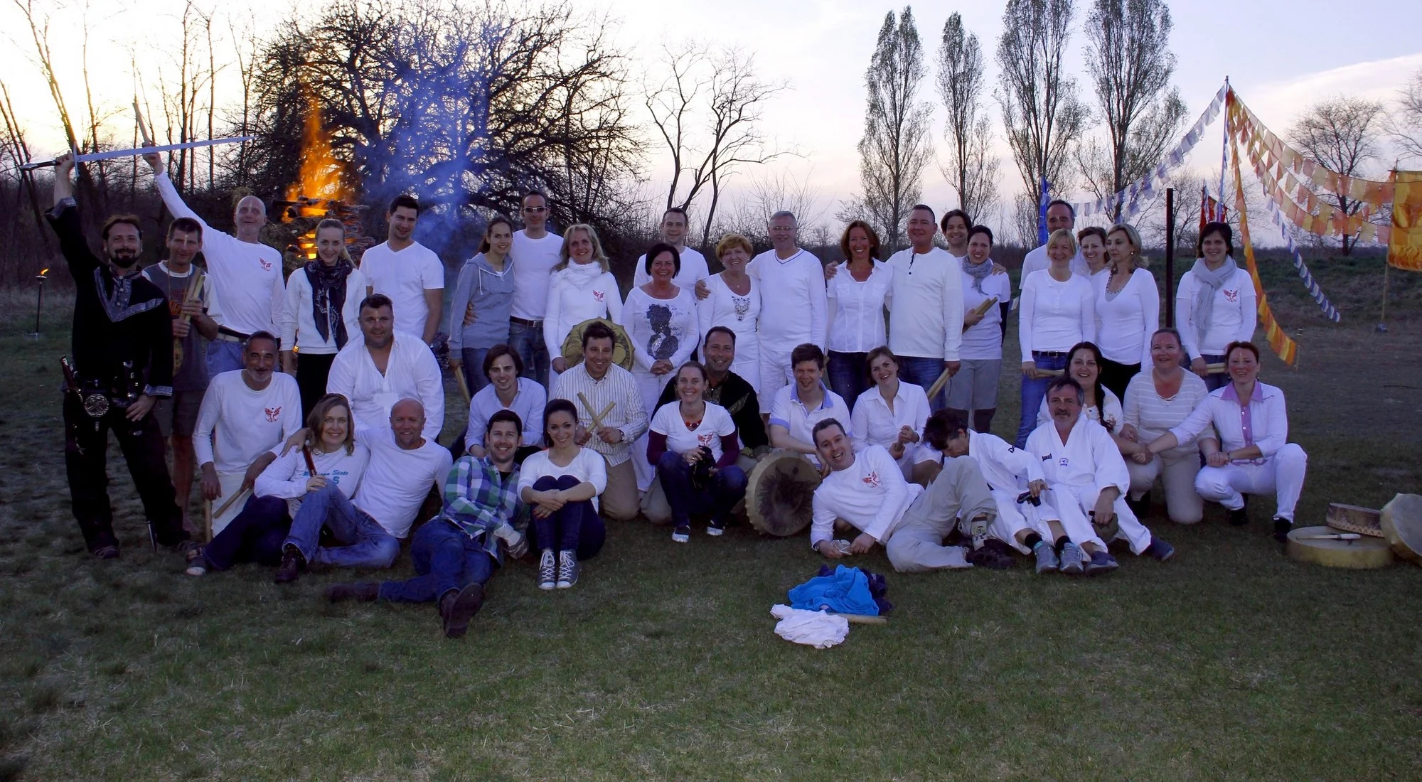 Participants at the 2015 · Spring 2 Four Seasons Firewalk