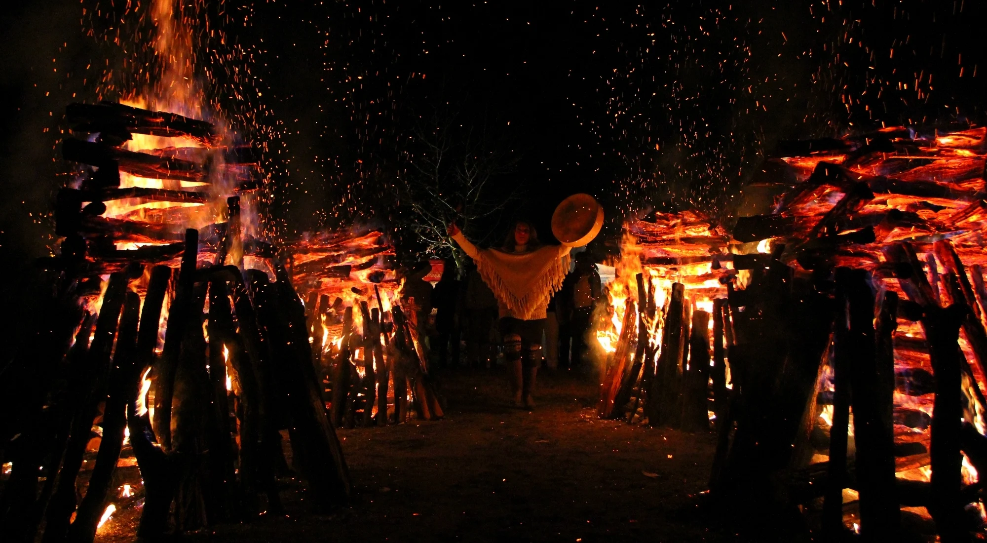 A defining fire form or moment from the 2015 · Winter event