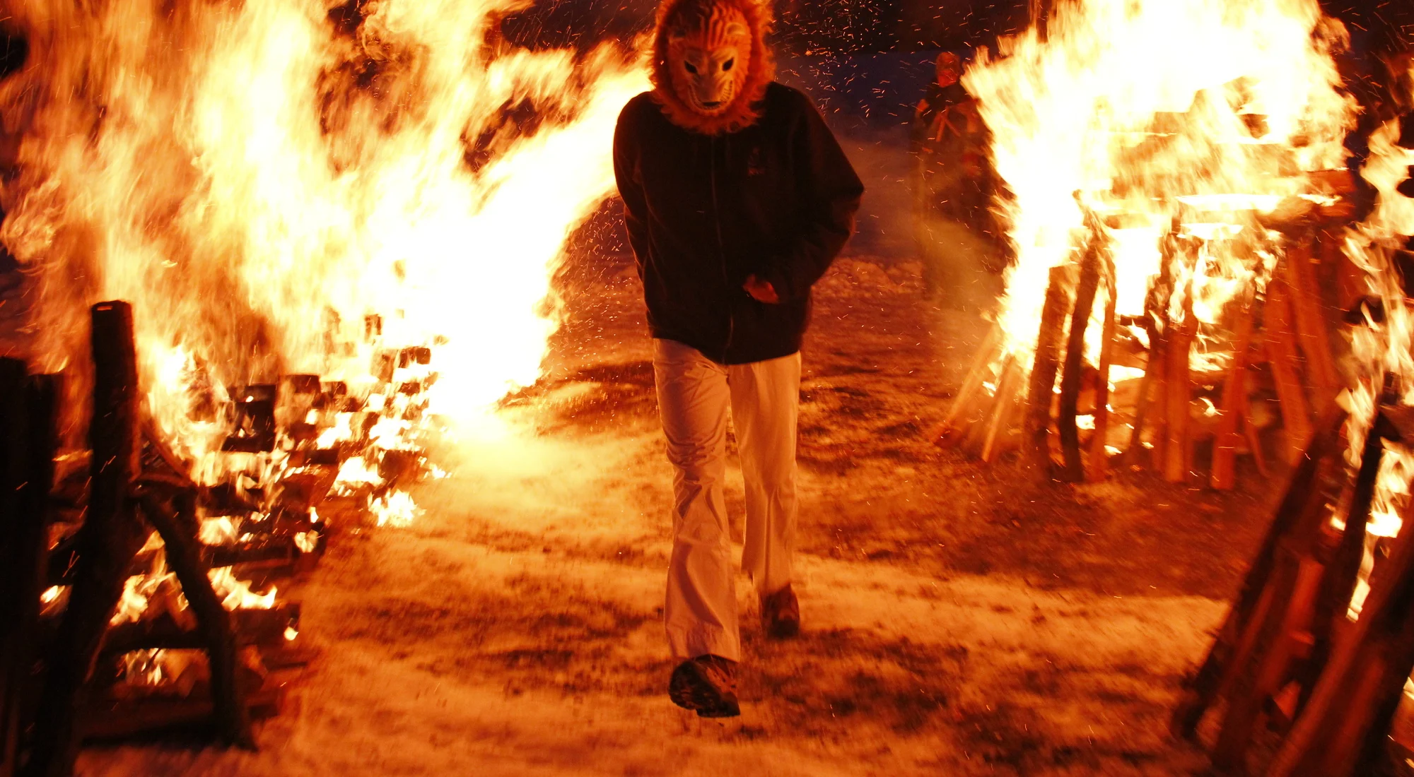 A defining fire form or moment from the 2016 · Winter event