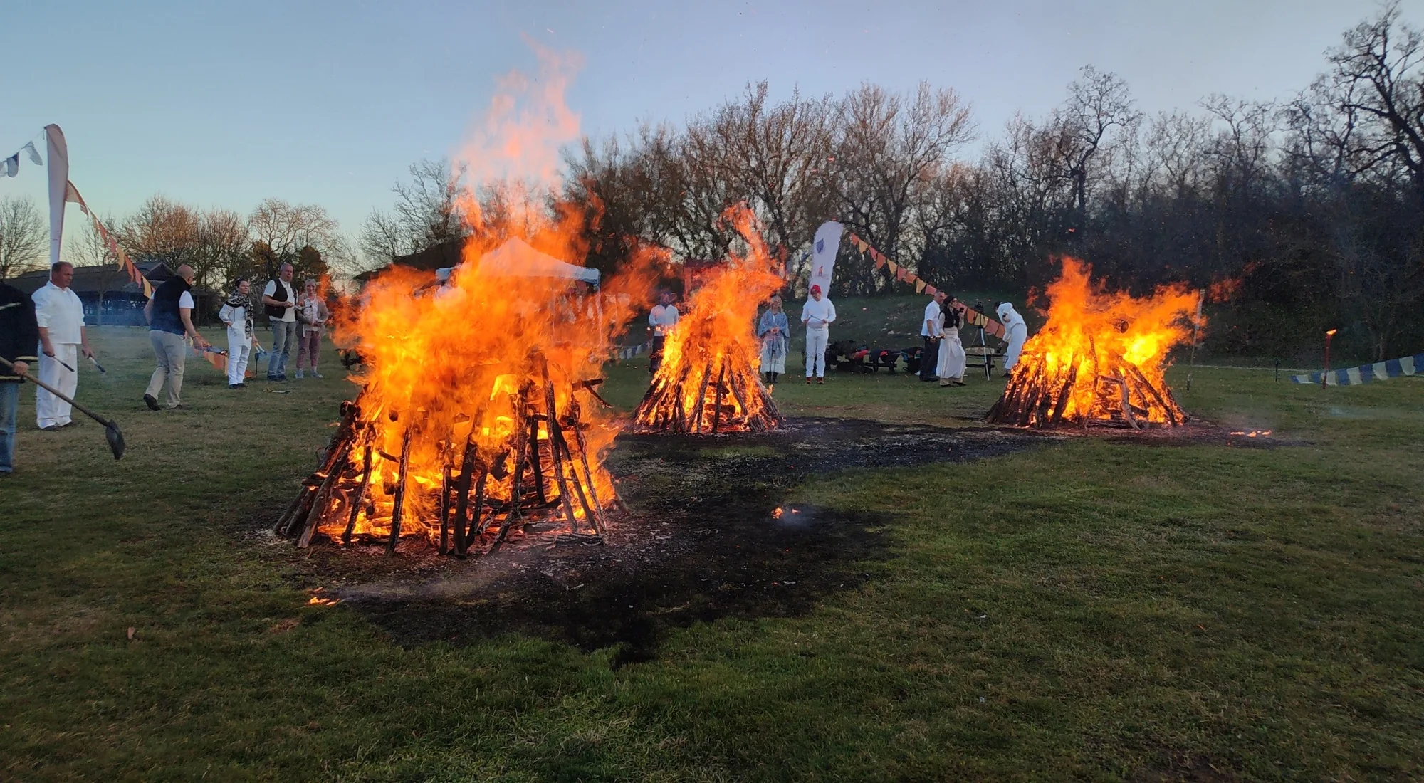 A defining fire form or moment from the 2025 · Spring event