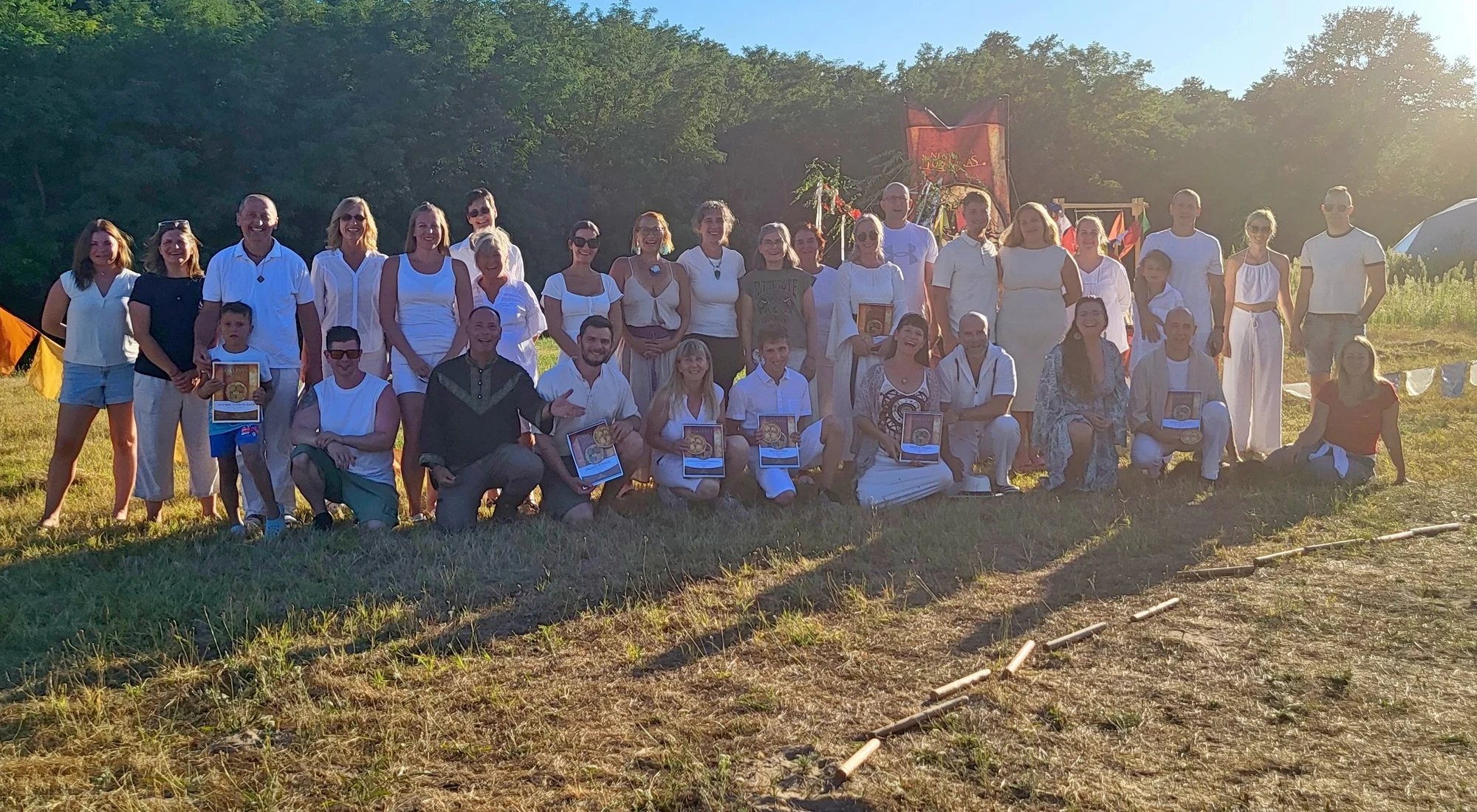 Participants at the 2026 · Summer Four Seasons Firewalk