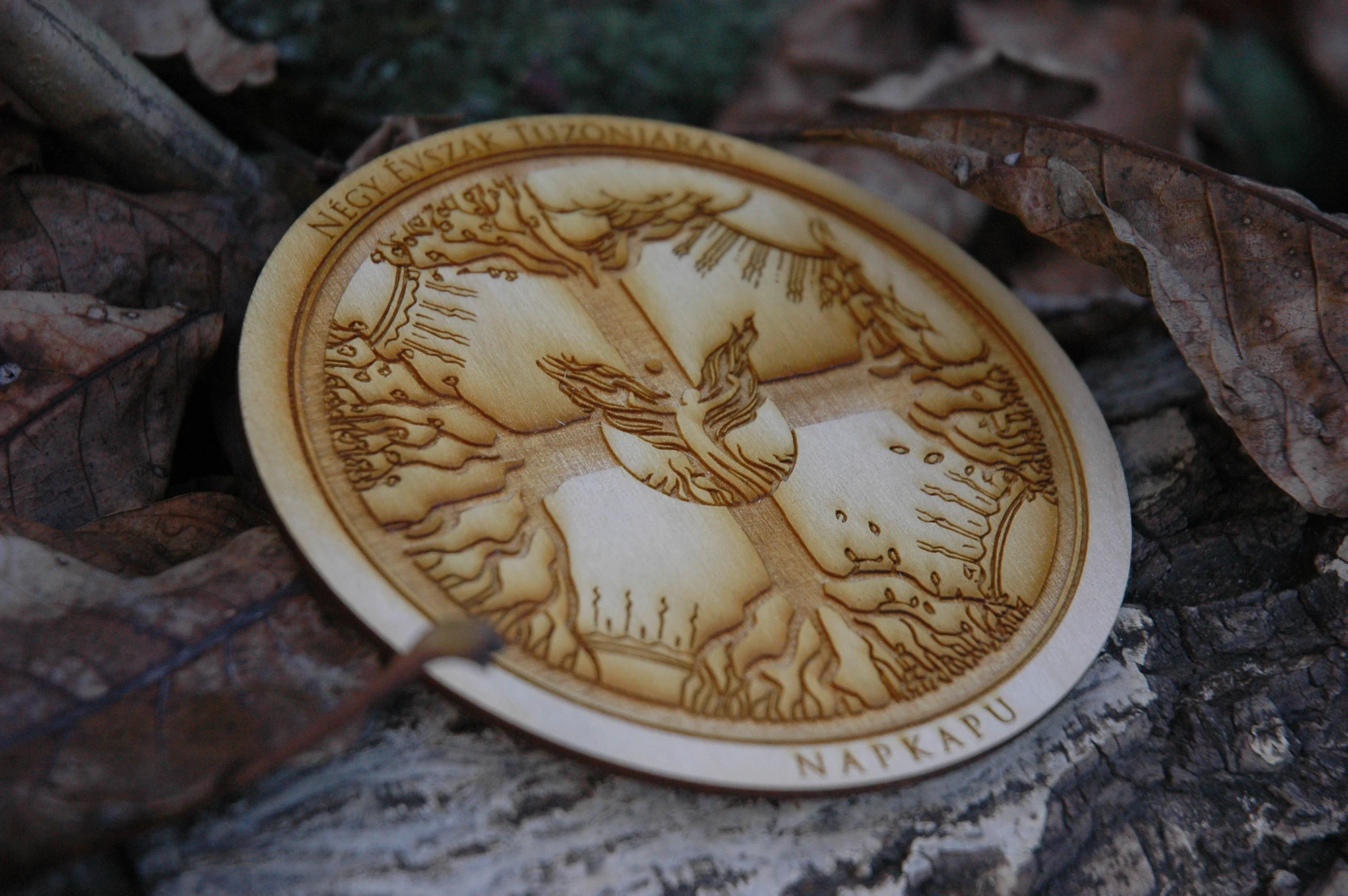 The engraved Four Seasons Firewalker recognition