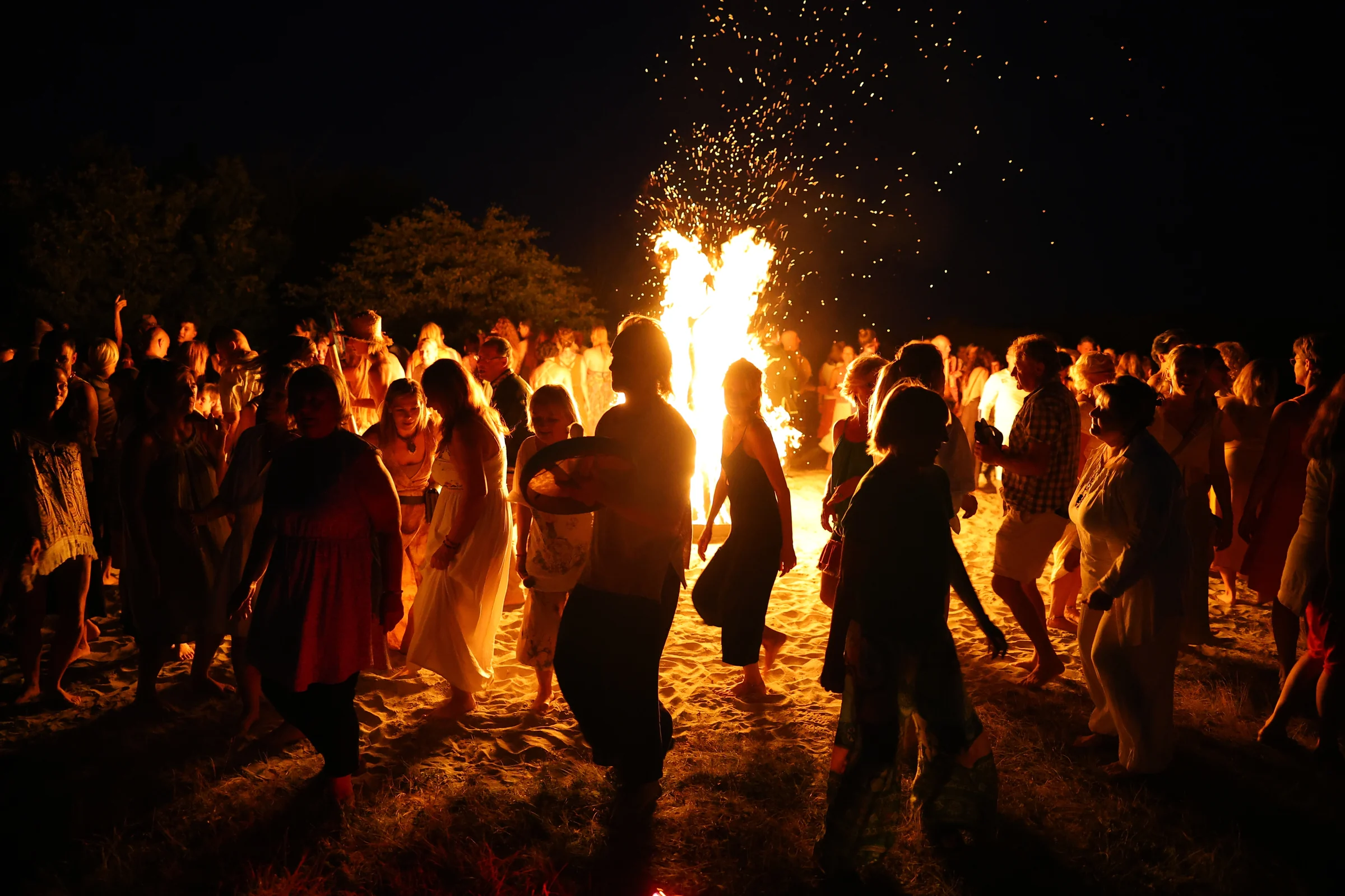 Witnessing the fire together