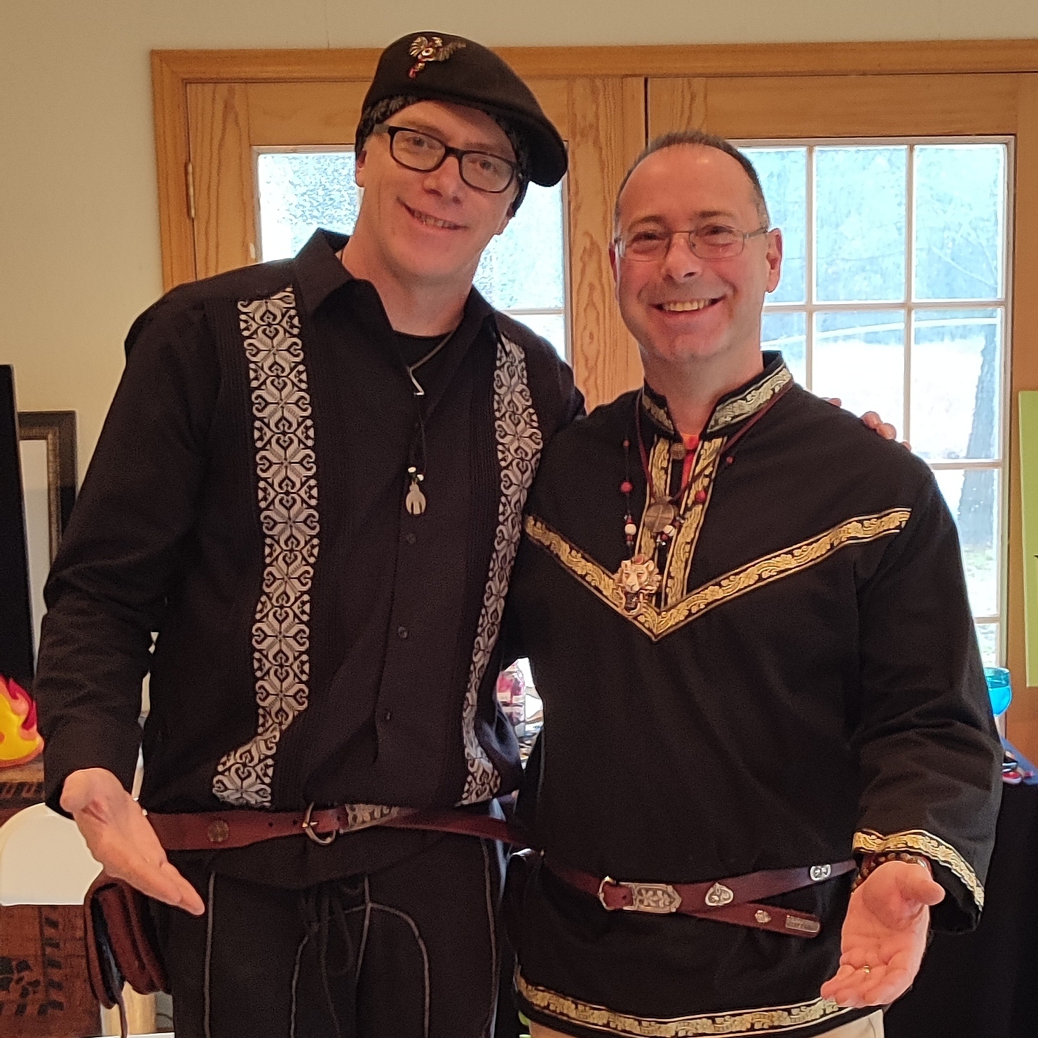 Firewalking masters Kevin Axtell and Bence László Tarr